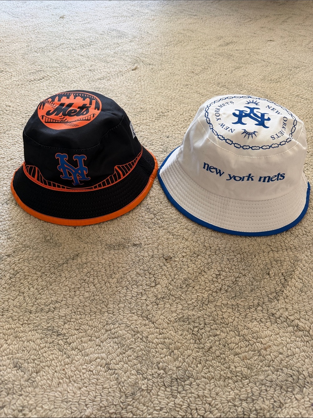 New York Mets Reversible Bucket Hat - 2 set